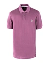 Ps By Paul Smith Polo Shirt In Purple