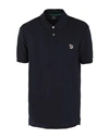 Ps By Paul Smith Polo Shirts In Blue