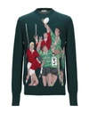 Ballantyne Sweaters In Dark Green