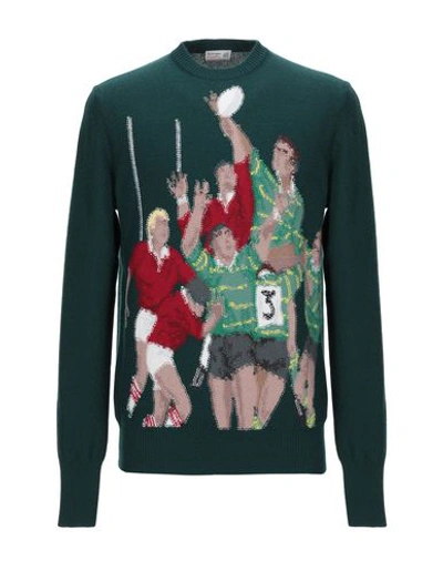 Ballantyne Sweaters In Dark Green