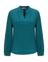 Semicouture Blouse In Deep Jade