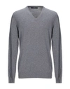 Grey Daniele Alessandrini Sweater In Grey