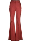 ADAM LIPPES FLARED TROUSERS