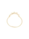 NATALIE MARIE 14KT YELLOW GOLD IVY CROWN CHAMPAGNE DIAMOND RING
