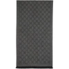 Gucci Brown Gg Jacquard Pattern Knitted Scarf