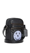 COACH 1941 X YETI OUT DYLAN 10 SMILEY FACE CROSSBODY BAG