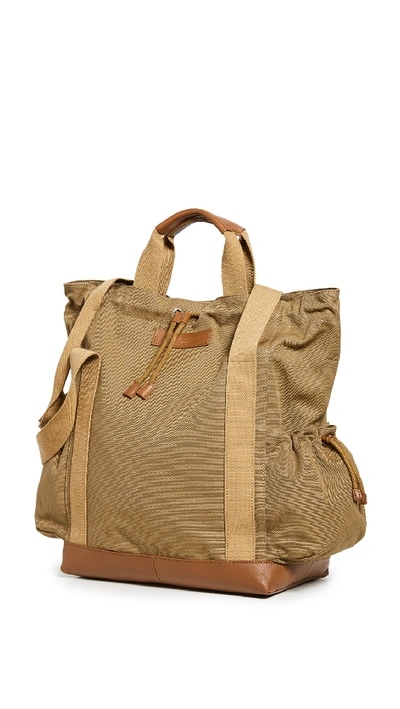 Want Les Essentiels De La Vie Cesaire Bucket Bag In Beige/cognac