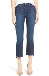 Mother 'the Insider' Crop Step Fray Jeans In Clean Sweep