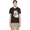 ALEXANDER MCQUEEN ALEXANDER MCQUEEN BLACK PATCHWORK SKULL T-SHIRT