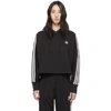 Adidas Originals Adicolor Trefoil-embroidered Cotton Hoodie In Black