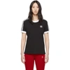 ADIDAS ORIGINALS ADIDAS ORIGINALS BLACK 3-STRIPES T-SHIRT