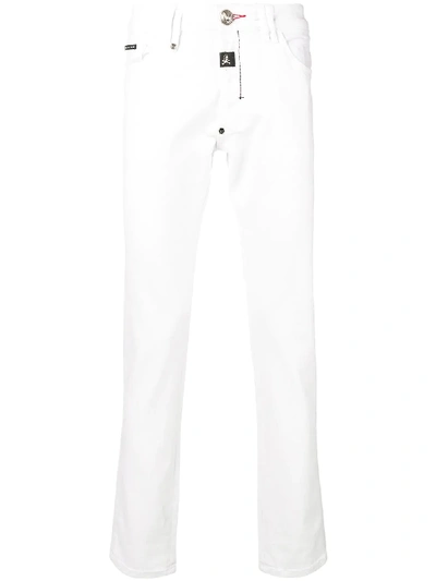 Philipp Plein 紧身牛仔裤 - 白色 In White