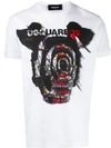 DSQUARED2 GRAPHIC PRINTED LOGO T-SHIRT