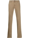 JACOB COHEN STRAIGHT LEG TROUSERS