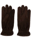 BRUNELLO CUCINELLI STITCHING DETAIL GLOVES