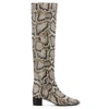 Giuseppe Zanotti Doreen Snakeskin-effect Boots In Multicolor