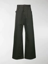 RICK OWENS DRKSHDW WIDE-LEG TROUSERS,DU18F7358MU13315306