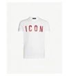 DSQUARED2 ICON COTTON-JERSEY T-SHIRT