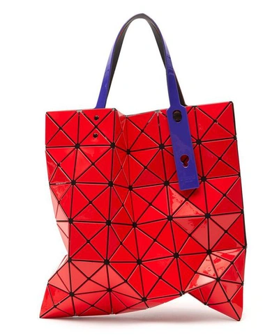 Bao Bao Issey Miyake Lucent Gloss Tote Bag In Red