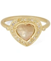 BROOKE GREGSON Gold Galaxy Diamond Slice Ring,5057865756653