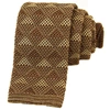 40 COLORI BROWN DIAMONDS SILK KNITTED TIE