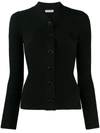 Sandro Gabrielle Ribbed Knitted Cardigan In Black