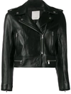 SANDRO CROPPED BIKER JACKET