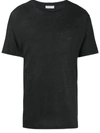 Sandro Pablo Solid Knit Tee In Black