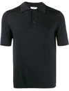 SANDRO FINE-KNIT POLO SHIRT