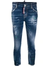 DSQUARED2 COOL GIRL CROPPED SKINNY JEANS