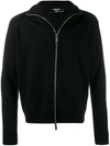 Dsquared2 Side Logo Band Zipped Jacket In Black