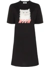 MSGM MINI CAT T-SHIRT DRESS