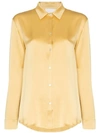 ASCENO ASCENO PYJAMA-STYLE SHIRT - 黄色