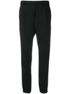 Prada Tailored Pleated Trousers In F0002 Black