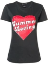 PINKO PINKO SUMMER LOVING T-SHIRT - BLACK