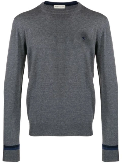 Etro Crew Neck Sweatshirt - 灰色 In Grey