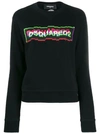 Dsquared2 Logo Sweatshirt In Black