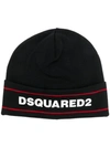 DSQUARED2 LOGO PRINT BEANIE