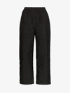 CECILIE BAHNSEN CECILIE BAHNSEN TEXTURED FLORAL CROPPED TROUSERS,PF190042AMBERPANTS14068943