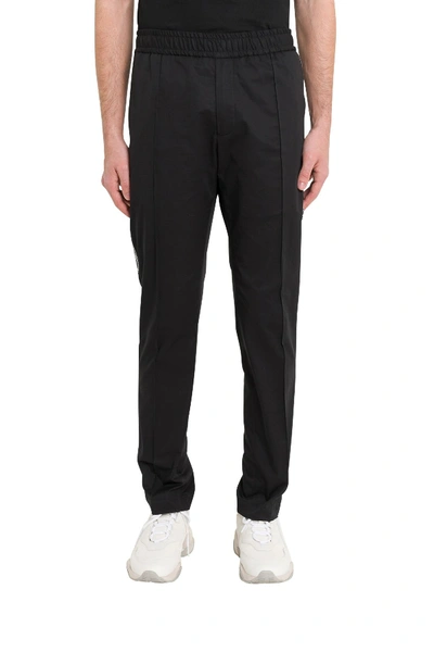 Versace Relaxed Fit Track Pants In Nero