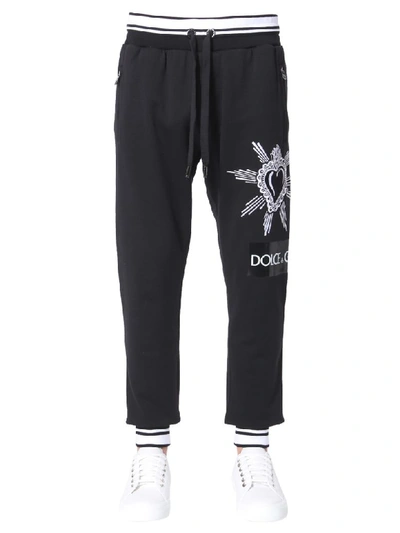 Dolce & Gabbana Jogging Pants In Black