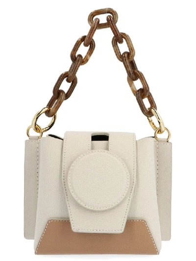 Yuzefi Leather Daria Bucket Bag In Multi