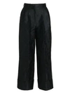 DOLCE & GABBANA Jacquard Wide-Leg Cuffed Pants