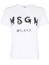 MSGM LOGO PRINT T-SHIRT