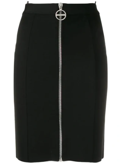 Givenchy Fitted High-rise Crepe Mini Skirt In Black