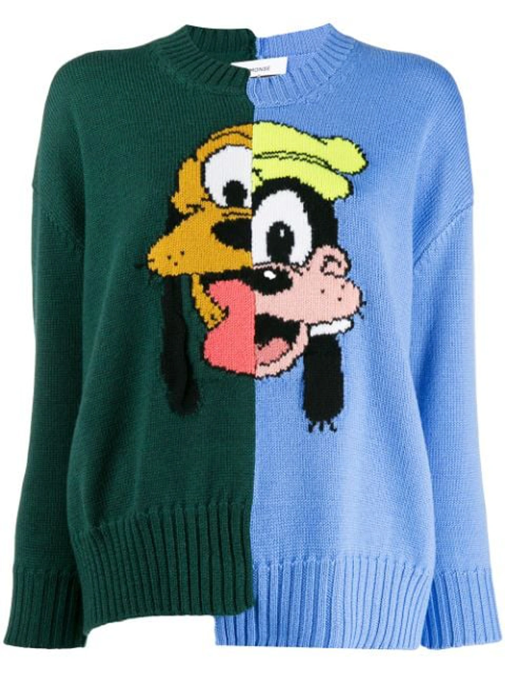 2024最新のスタイル Disney's Monse Split Multi In Sweater Wool Goofy And Pluto トップス