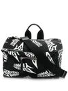 GIVENCHY GIVENCHY LOGO PRINT TOTE BAG - 黑色