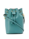 Fendi Mini Mon Tresor Leather Bag In F1808 Blue