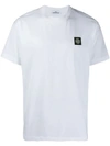 STONE ISLAND STONE ISLAND LOGO T-SHIRT - 白色