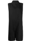 RICK OWENS ROLL NECK PLAYSUIT